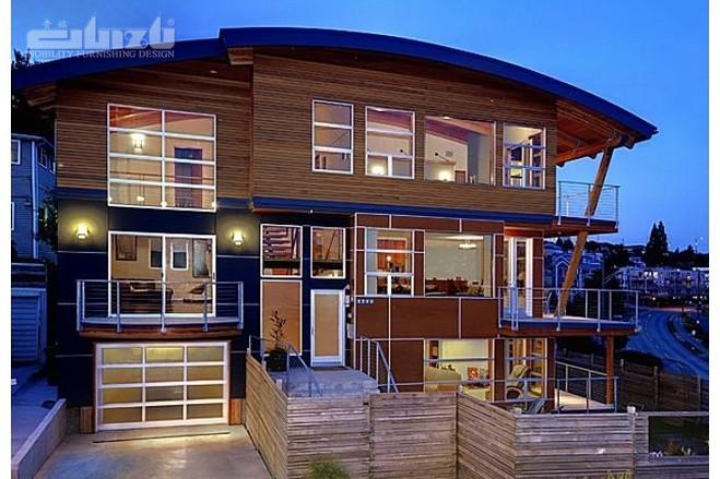 眺望西雅图的现代风格住宅