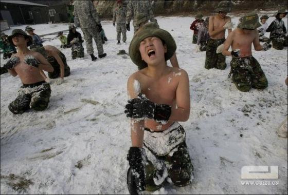 韩国学生的魔鬼式冬训